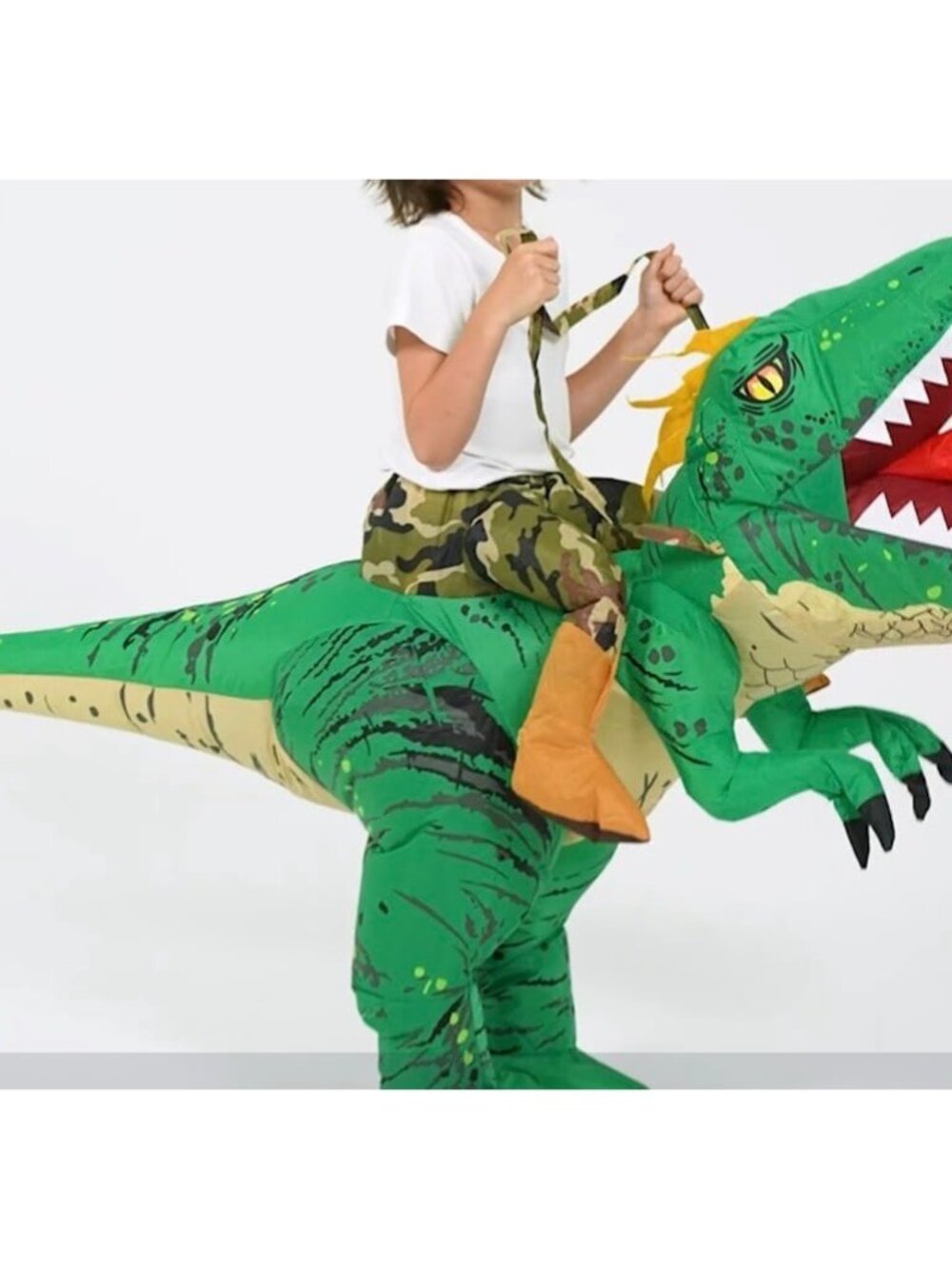YOOVL Inflatable Dinosaur Costume Kids 5-8 Years
